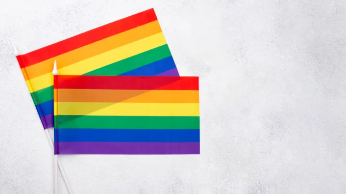 LGBTQ Chicago flag