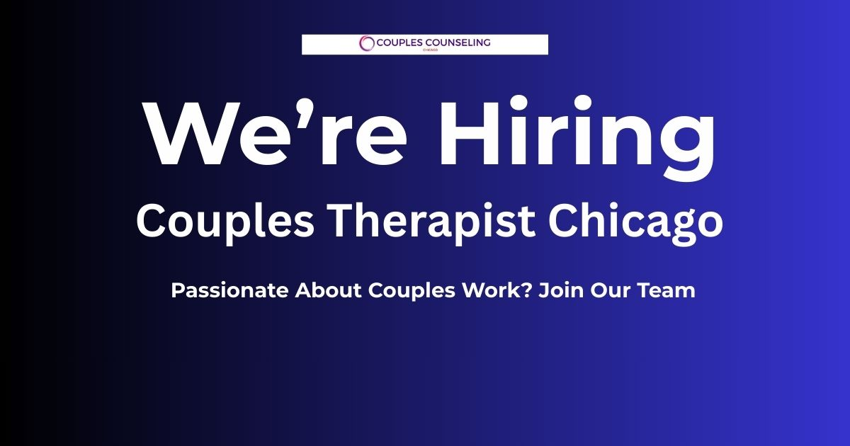 we're hiring staff therapist couples therapist chicago