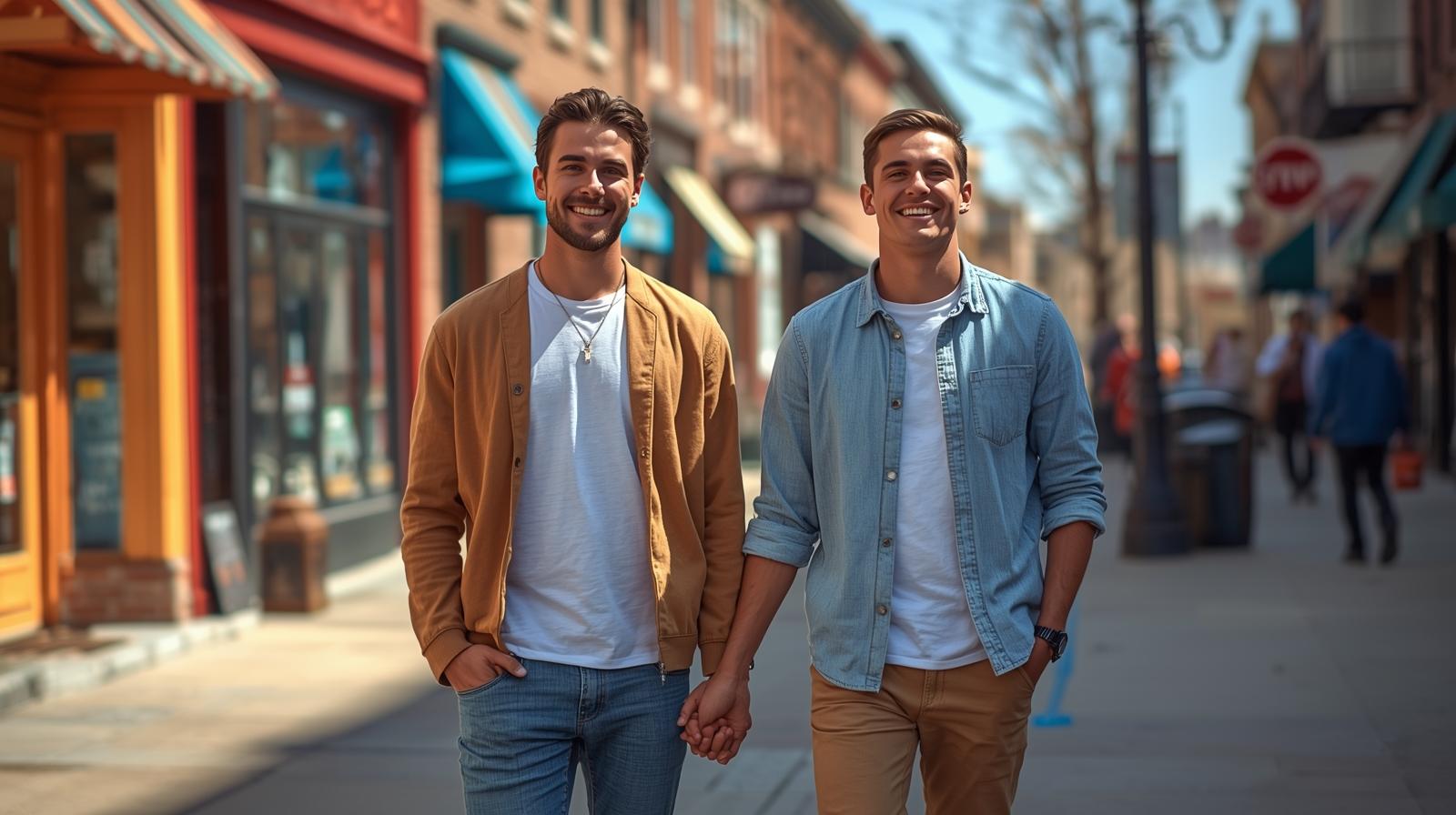 boystown couple experiencing intimacy