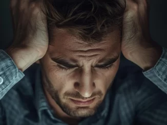 man upset because he was ghosted