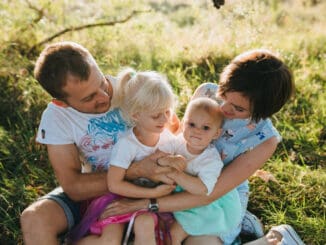 family thinking of divorce worried about kids