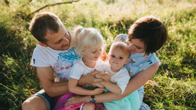 family thinking of divorce worried about kids
